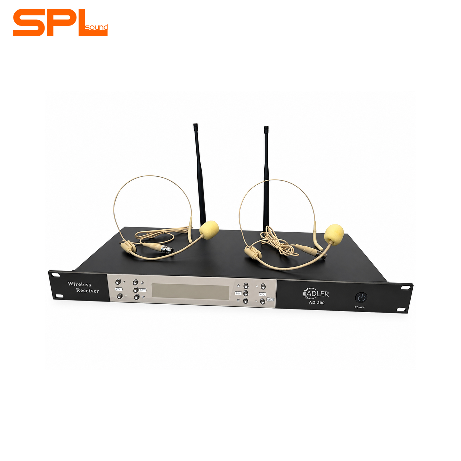 میکروفون بی‌سیم دو هدمیک ADLER AD-200